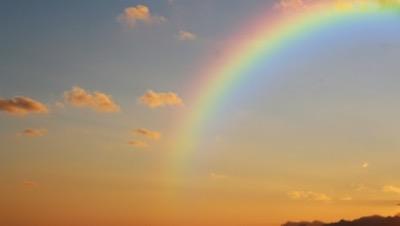 rainbow in the sky