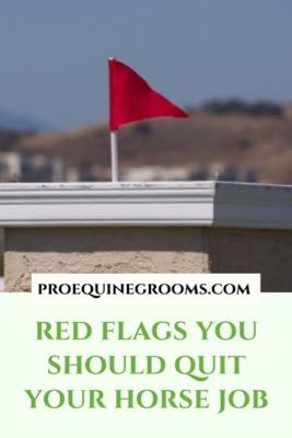 reasons to quit your horse job