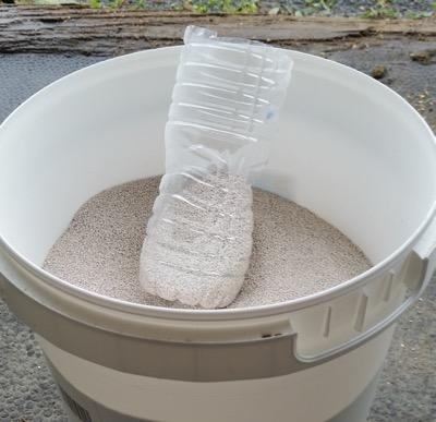 pdz supplement bucket water bottle scoop