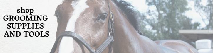 shop grooming supplies for horses banner