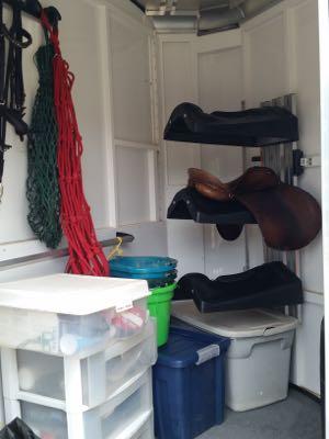 trailer tack room for storage