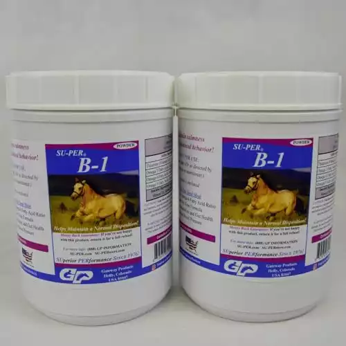SU-PER B-1 Horse Calming Supplement - 2.5 Pounds, (2 Pack)